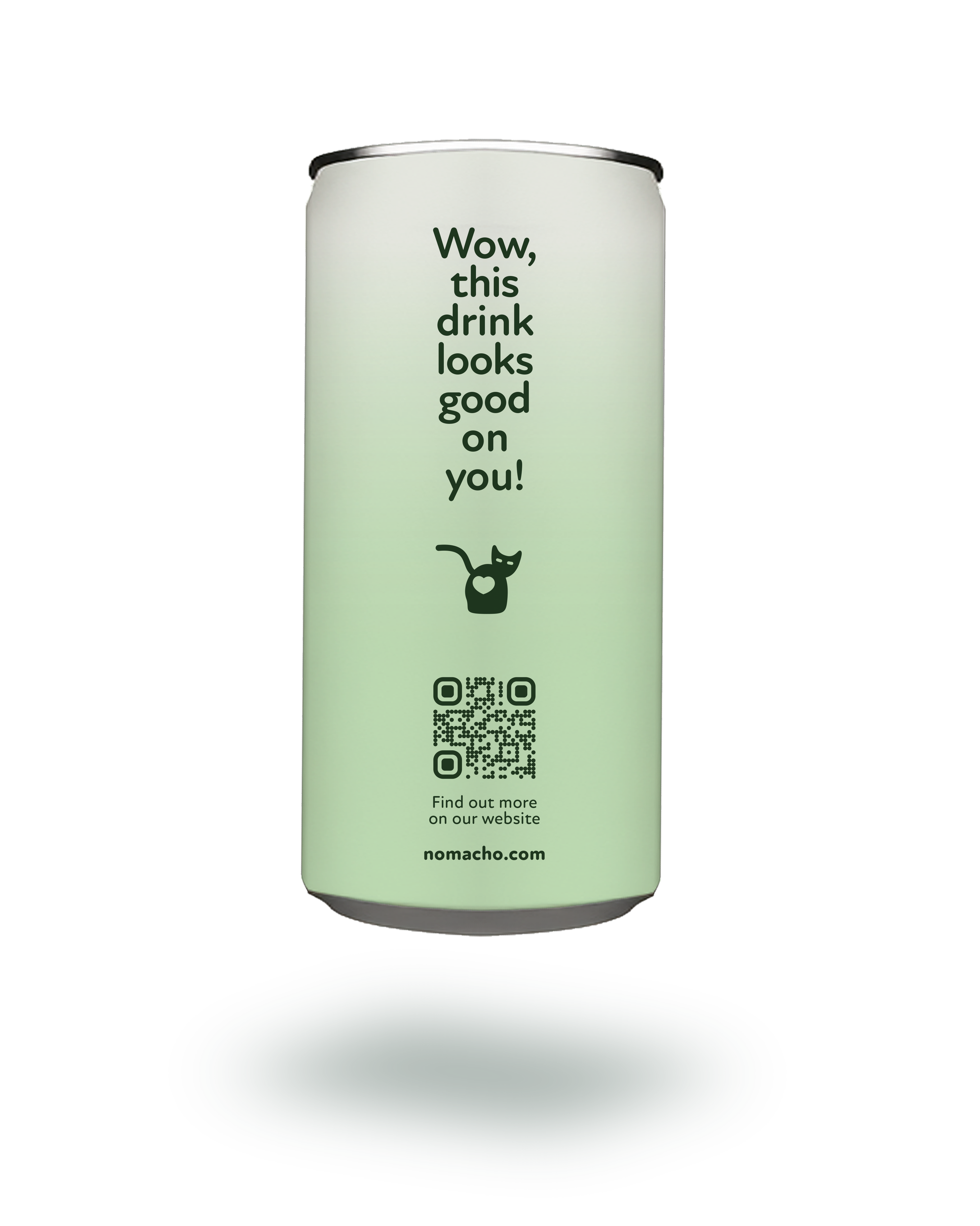 No Macho Matcha Latte 200 ml Dose – Cremonial Grade Matcha, Barista-Haferdrink, perfekt für unterwegs, Koffein / Teein, Energie ohne Kaffee-Crash, Wow this drink looks good on you